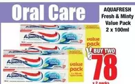 Aquafresh - Fresh & Minty Value Pack