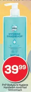 Hygiene - Bodysure  Handwash Assorted
