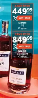 VS Cognac, Blue Swift Cognac