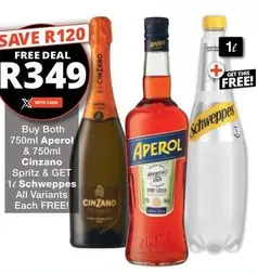 Cinzano - Aperol &  Spritz & Schweppes