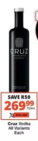 Cruz - Vodka All Variants