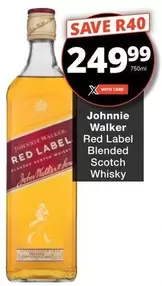 Johnnie Walker - Red Label Blended Scotch Whisky