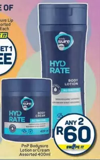 Bodysure Lotion or Cream