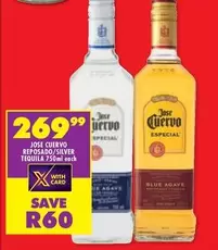 Jose Cuervo - REPOSADO/SILVER TEQUILA