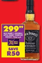 Jack Daniel's - ORIGINAL/ APPLE/HONEY TENNESSEE WHISKEY