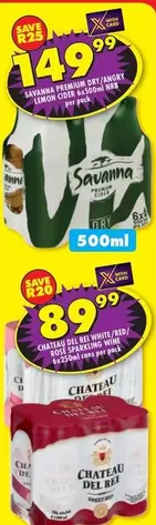 Savanna - SAVANNA PREMIUM DRY/LIGHT/LEMON CIDER