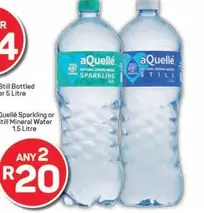 Sparkling or Still Mineral Water