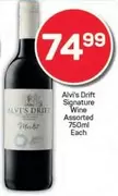 Alvi's Drift - Signature Wine