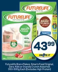FutureLife - Bran+Flakes, Smart+Food Original, Zero, Kids or Granola Crunch Assorted