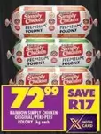 Rainbow - SIMPLY CHICKEN POLONY