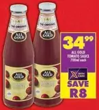 All Gold - TOMATO SAUCE