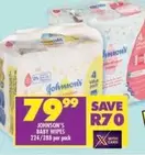 Johnson's - BABY WIPES