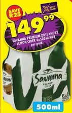 Savanna - PREMIUM DRY/ANGRY LEMON CIDER