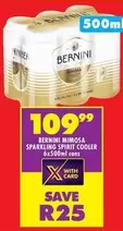 Bernini - MIMOSA SPARKLING SPIRIT COOLER