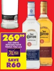 Jose Cuervo - JOSE CUERVO REPOSADO/SILVER TEQUILA