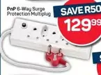 6-Way Surge Protection Multiplug