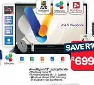 Asus - Ryzen 13" Laptop Bundle