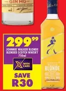 Johnnie Walker - BLONDE BLENDED SCOTCH WHISKY