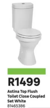 Toilet Close Coupled Set White