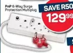 6-Way Surge Protection Multiplug