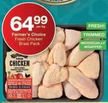 Farmer's Choice - Fresh Chicken Braai Pack