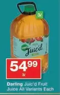 Darling - Juic'd Fruit Juice All Variants Each