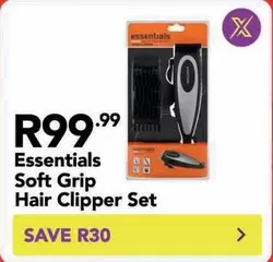 Essentials - Soft Grip Hair Clipper Set