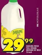 Darling - FRESH FULL CREAM/ MEDIUM FAT MILK