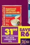 Ritebrand - Sweetened Full Cream Condensed Milk
