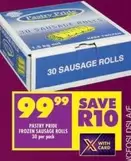 Pride - FROZEN SAUSAGE ROLLS