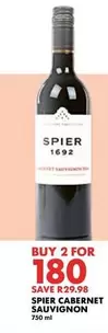 Spier - CABERNET SAUVIGNON