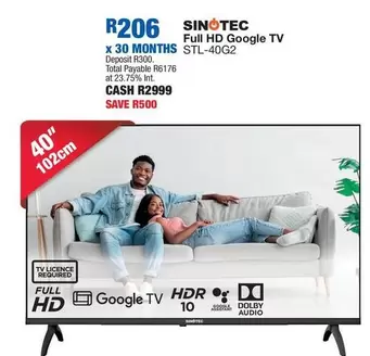 Sinotec - Full HD Google TV STL-40G2