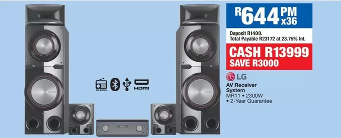 LG - AV Receiver System MR11