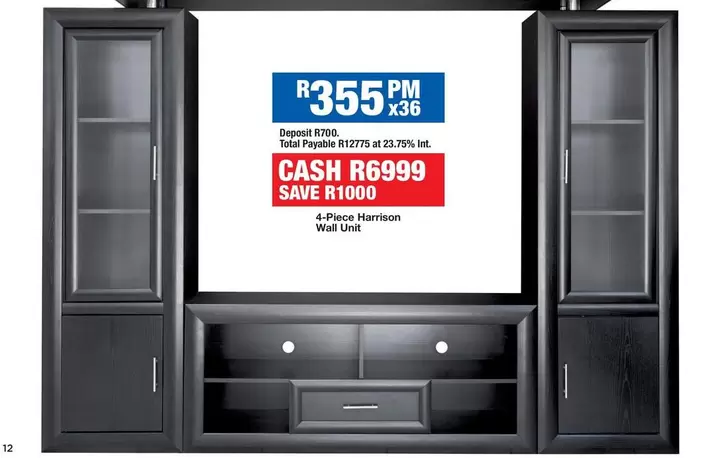 Total - 4-Piece Harrison Wall Unit