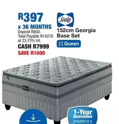 Sealy - 152cm Georgia Base Set