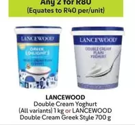 Lancewood - Double Cream Yoghurt