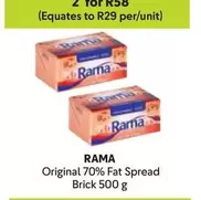 Rama - Original 70% Fat Spread
