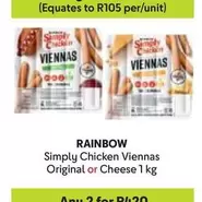 Rainbow - Chicken Viennas