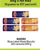 Bakers - Blue Label Marie Biscuits