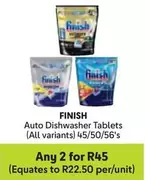 Finish - Auto Dishwasher Tablets