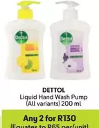 Dettol - Liquid Hand Wash Pump