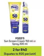 Sun Screen Cream or Spray