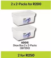 Addis - Shoe Box 2 x 2-Packs