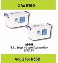 Addis - Snap 'n Store Storage Box