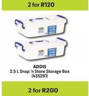 Addis - Snap 'n Store Storage Box