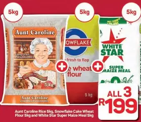 Snowflake - Rice, Cake Wheat Flour and Super Maize Meal