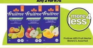 fruitree - 40% Fruit Nectar Blend 2 L Assorted