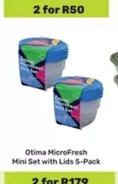 Mini - MicroFresh  Set with Lids