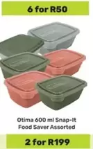 Snap-It Food Saver Assorted