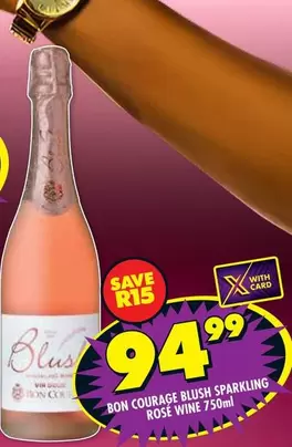 Bon Courage - Blush Sparkling Rose Wine
